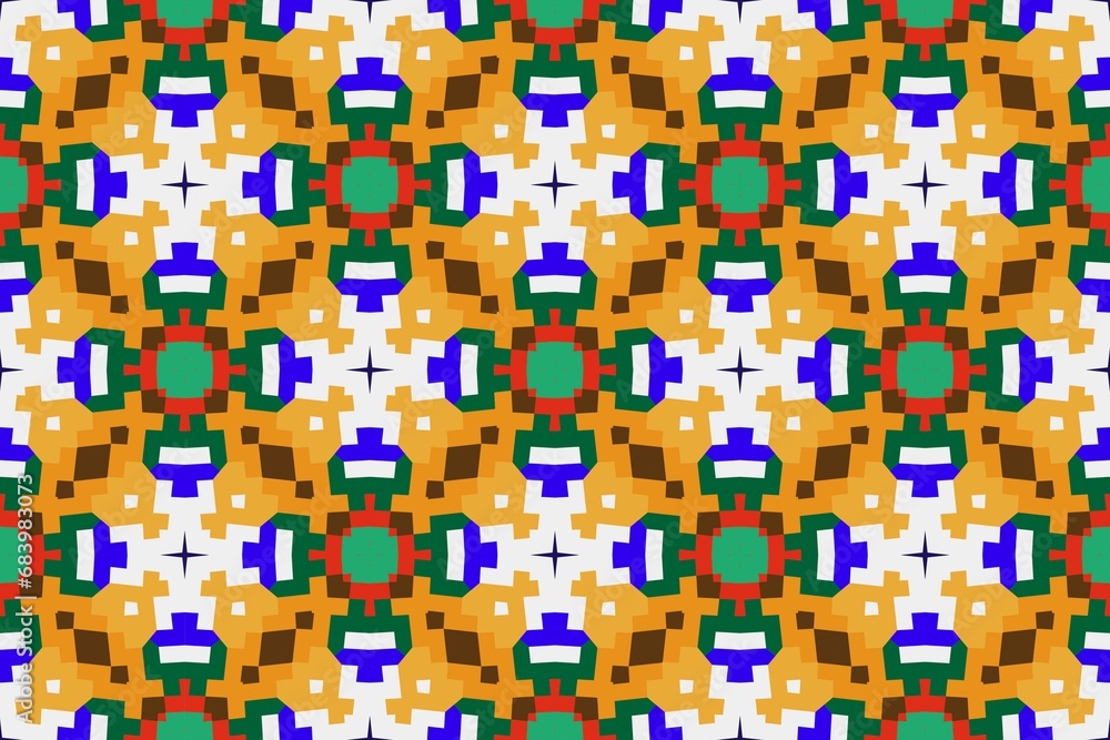 Abstract ethnic rug ornamental seamless pattern.Perfect for fashion, textile design, cute themed fabric, on wall paper, wrapping paper and home decor. Geometric pattern. Abstract ethnic rug ornamental seamless pattern.Perfect for fashion, textile design, cute themed fabric, on wall paper, wrapping paper and home decor. Geometric pattern.