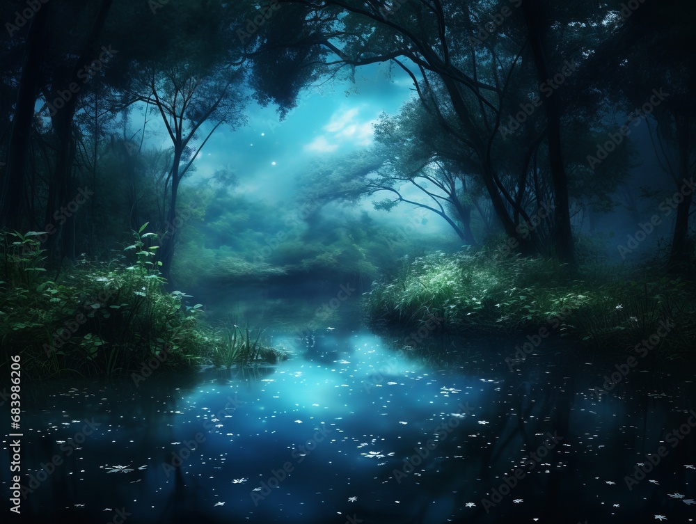 Mystical Nights: Exploring the Star-Studded Skies Amidst the Dark Forest Generative AI Mystical Nights: Exploring the Star-Studded Skies Amidst the Dark Forest Generative AI