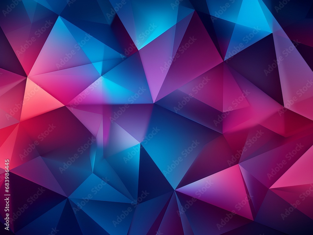 Experience a Vibrant World: Discover the Abstract Beauty of Colorful Geometric Triangles Generative AI Experience a Vibrant World: Discover the Abstract Beauty of Colorful Geometric Triangles Generative AI