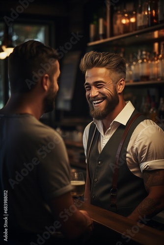 Smiling barman © Kristina