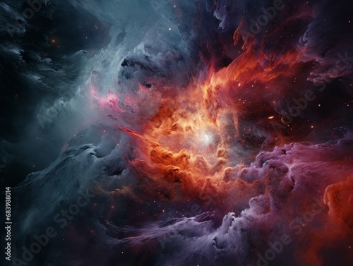Stunning 3D NASA Images Unveil Majestic Nebula in Outer Space Generative AI