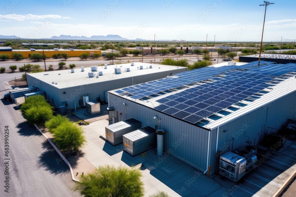 Solar power panels and HVAC Systems with Automation