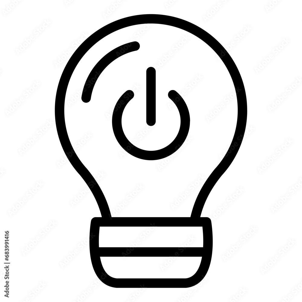 Bulb Switch Turn Off Light icon Bulb Switch Turn Off Light icon