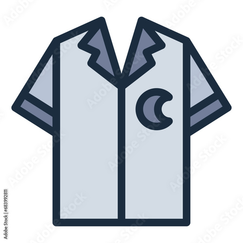 Pajama shirt icon