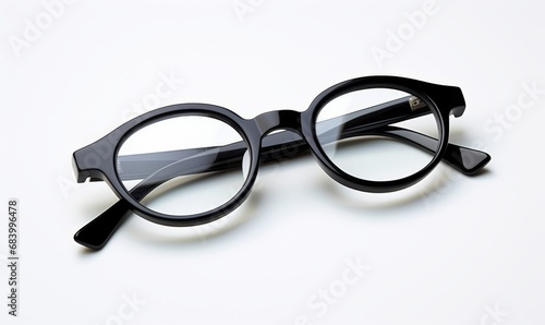 Unveiling Sophistication: A Stunning Display of Classy Black Eyeglasses Generative AI