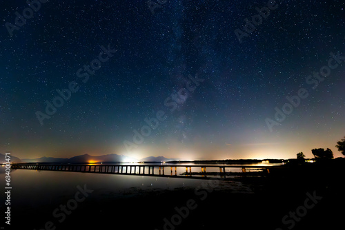 Obraz na płótnie Astrofotografie der Milchstraße