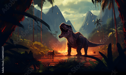 Dinosaur tyrannosaurus rex © hamzagraphic01