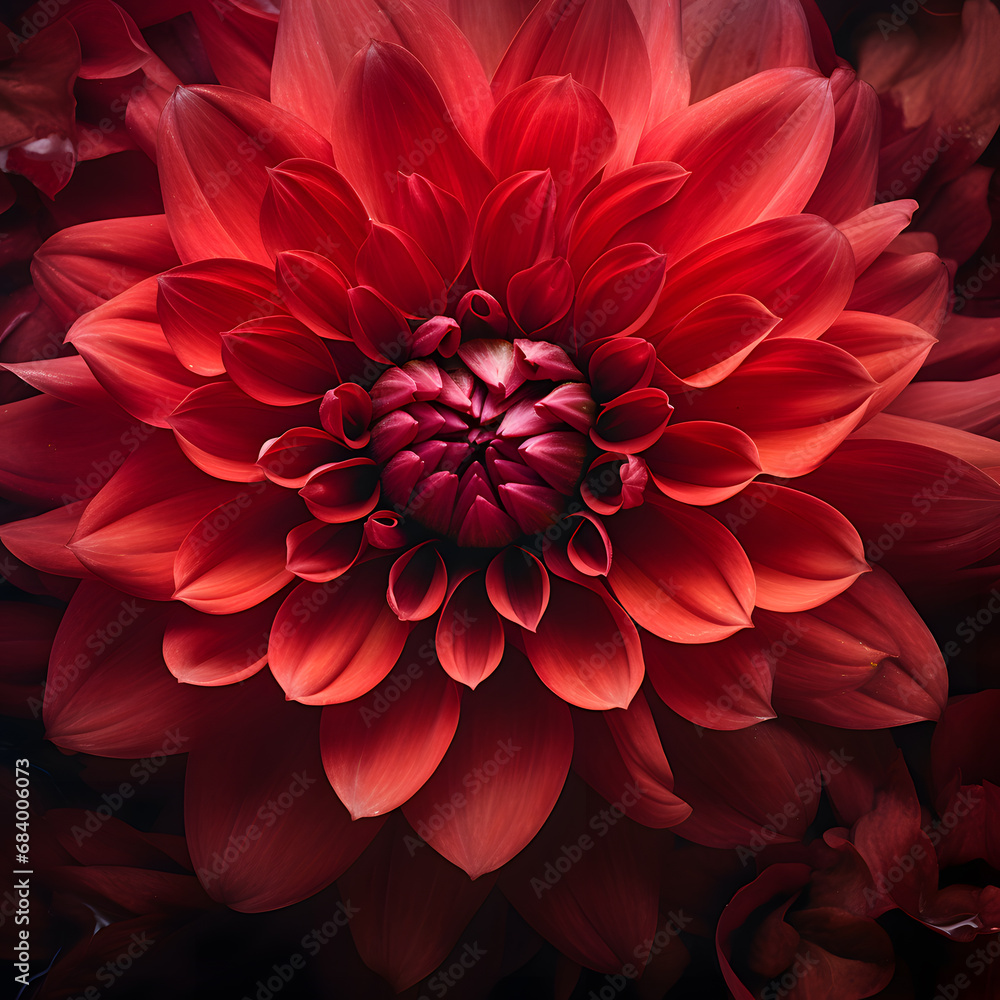 close up of a red flower with a lot of petals close up of a red flower with a lot of petals