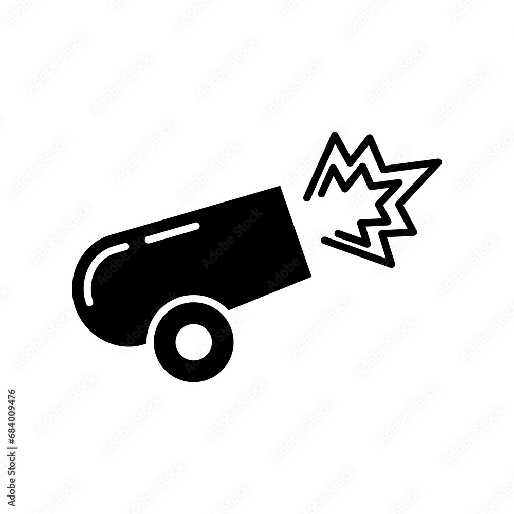 fireworks explosion celebration cannon icon,isolated white background.
fireworks explosion celebration cannon icon,isolated white background.