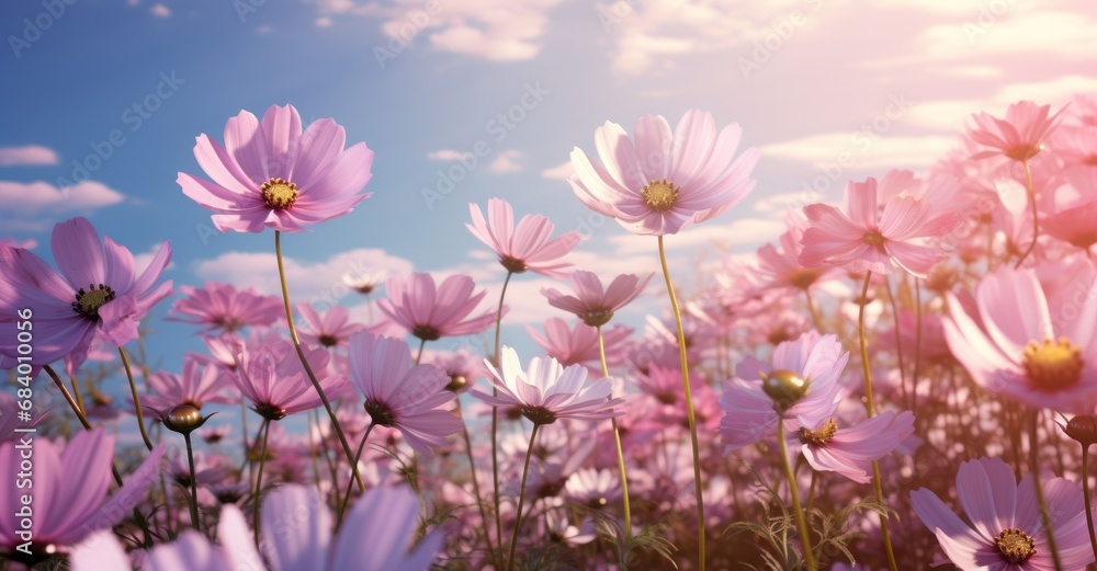 Unveiling the Majestic Beauty: Summer's Sunlit Pink Blooms Generative AI Unveiling the Majestic Beauty: Summer's Sunlit Pink Blooms Generative AI