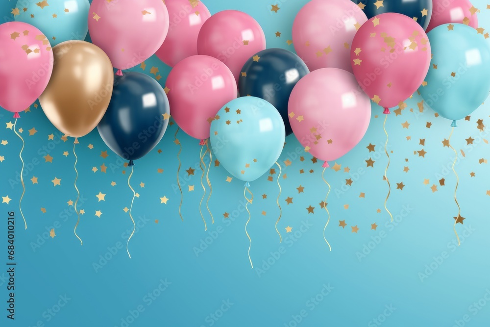 Starry Night Celebration: Explore Magic Unfolding Amidst Blue Balloons Generative AI Starry Night Celebration: Explore Magic Unfolding Amidst Blue Balloons Generative AI