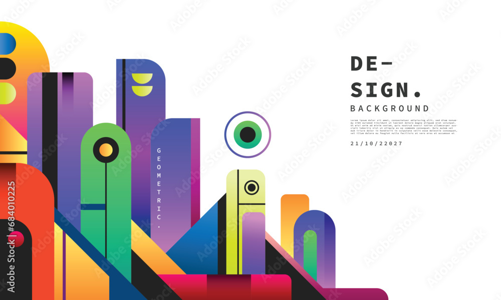 Colorful geometric shapes background. Futuristic technology themed backdrop design. Polygon layer design. Contemporary geometrical background for poster, banner, cover, presentation, or catalog. Colorful geometric shapes background. Futuristic technology themed backdrop design. Polygon layer design. Contemporary geometrical background for poster, banner, cover, presentation, or catalog.