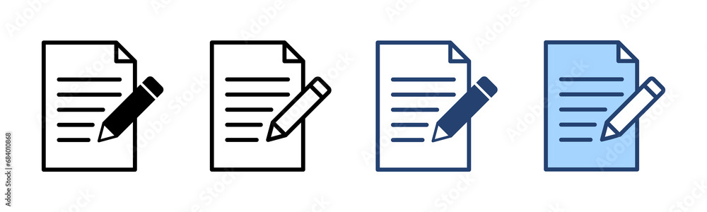 Note icon vector. notepad sign and symbol Note icon vector. notepad sign and symbol