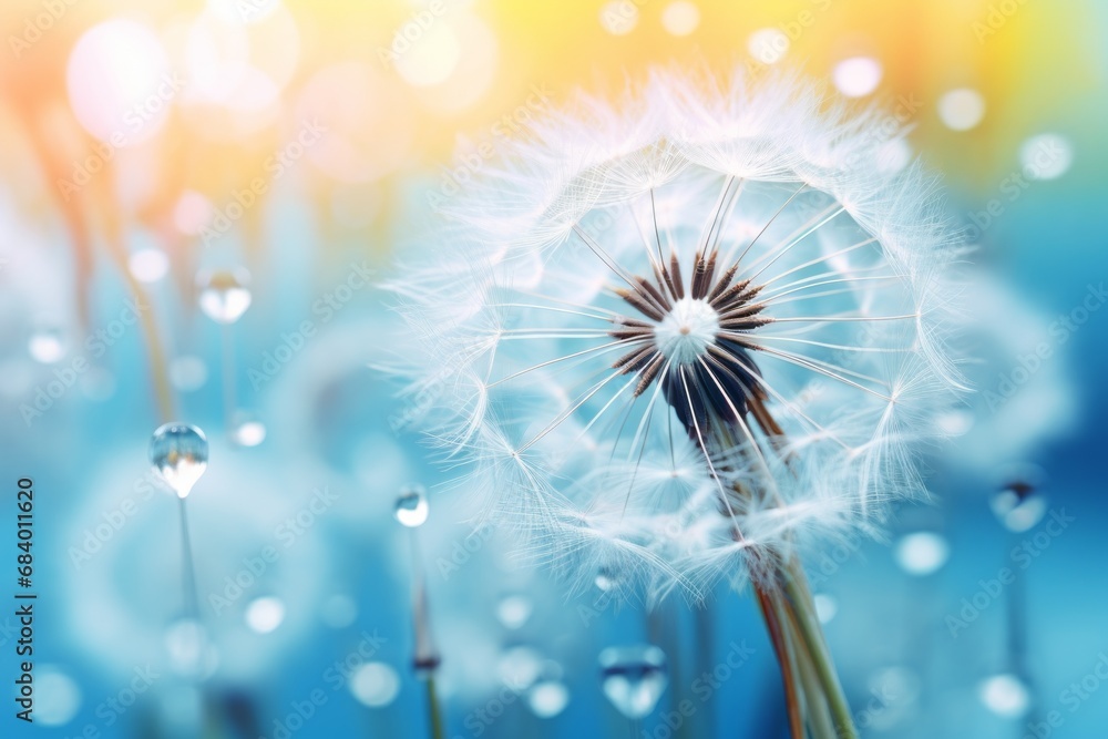 Dew-Kissed Dandelion: An Unmissable Spectacle of Nature's Artistry Generative AI Dew-Kissed Dandelion: An Unmissable Spectacle of Nature's Artistry Generative AI