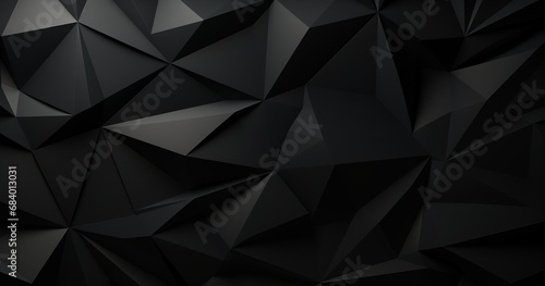 Discover the Fusion of Innovation: Experience Our High Tech Black Triangular Mesh Background Generative AI