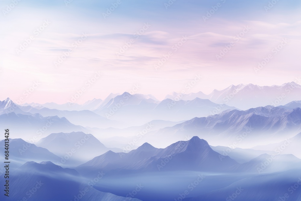 Experience the Majestic Beauty: Winter Wonderland in Mountain Landscape Generative AI