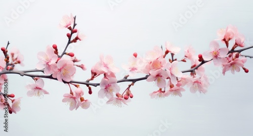 Stunning Pink Blossoms: A Captivating Symphony of Spring Generative AI