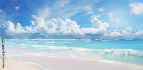 Experience the Serenity: White Sands & Blue Seas Await You! Generative AI