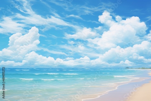 Discover Paradise: Breathtaking Turquoise Waters and Pristine White Sands Generative AI
