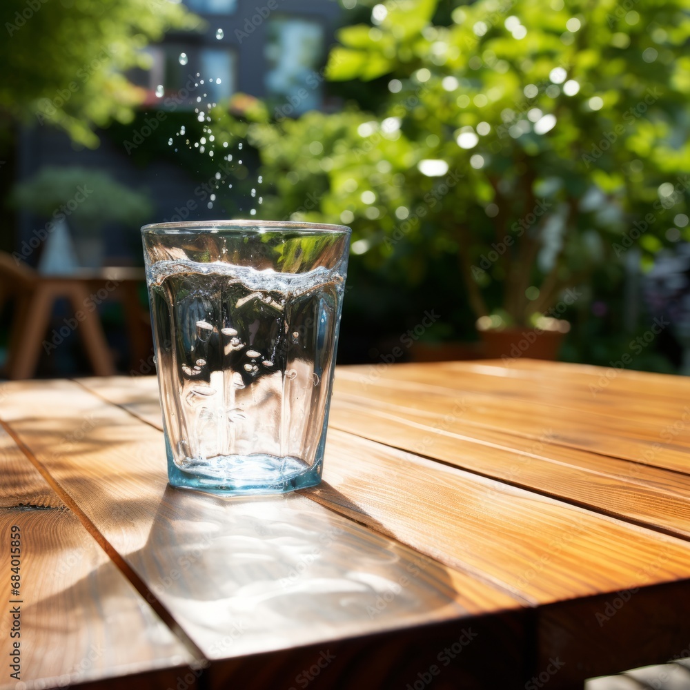 Crystal Clear Serenity: The Art of Water Flowing into a Glass Generative AI Crystal Clear Serenity: The Art of Water Flowing into a Glass Generative AI