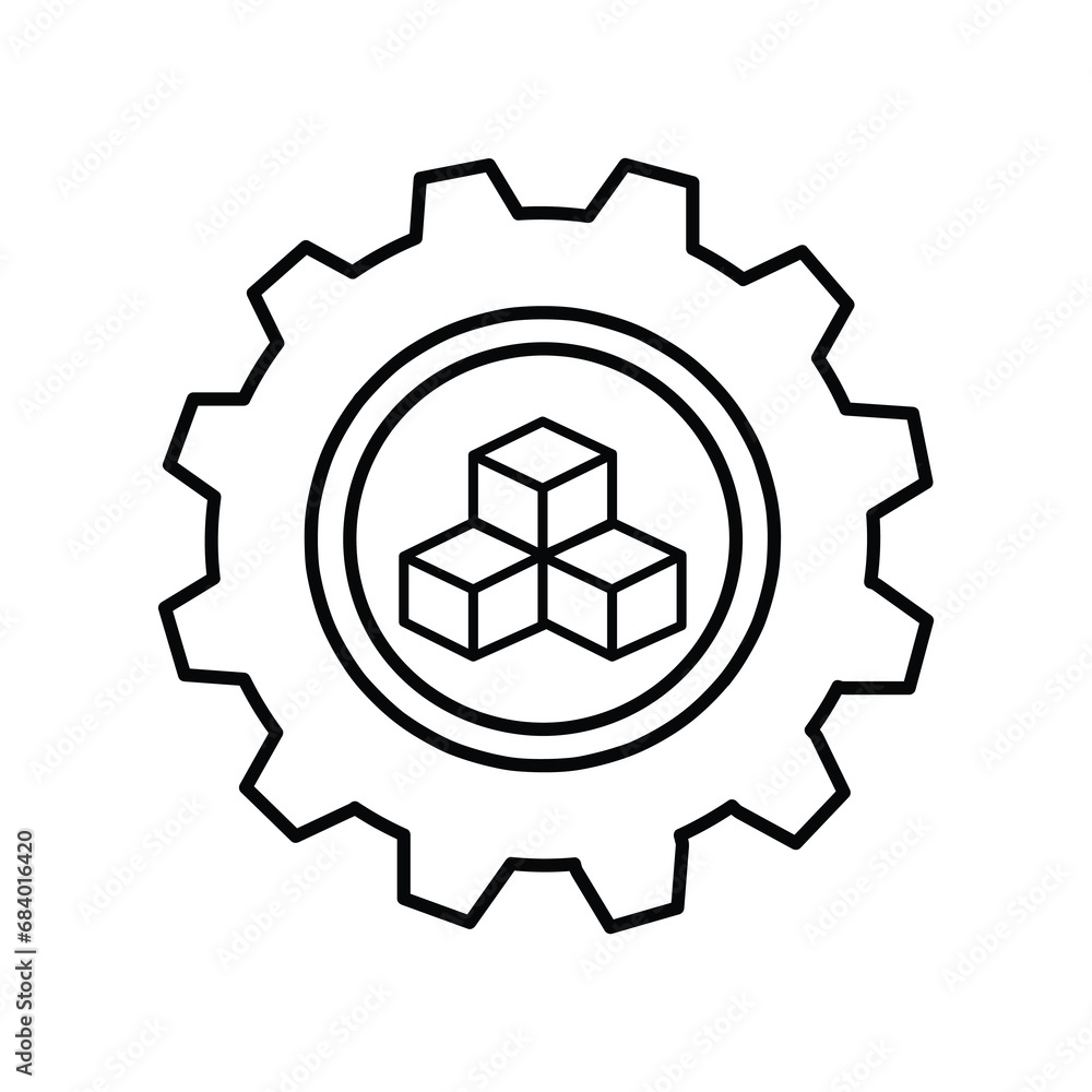 Infrastructure icon,Creative infrastructure icon liner illustration on white background..eps Infrastructure icon,Creative infrastructure icon liner illustration on white background..eps
