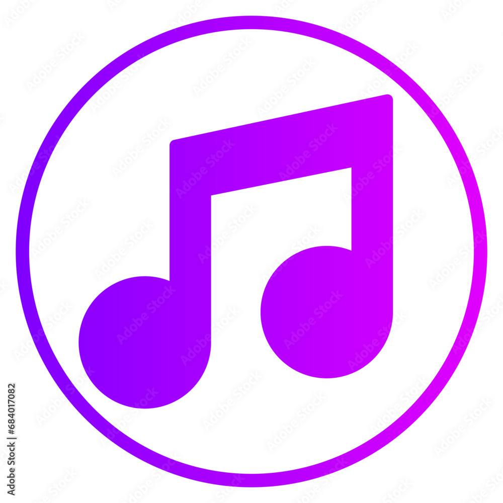 music gradient icon music gradient icon