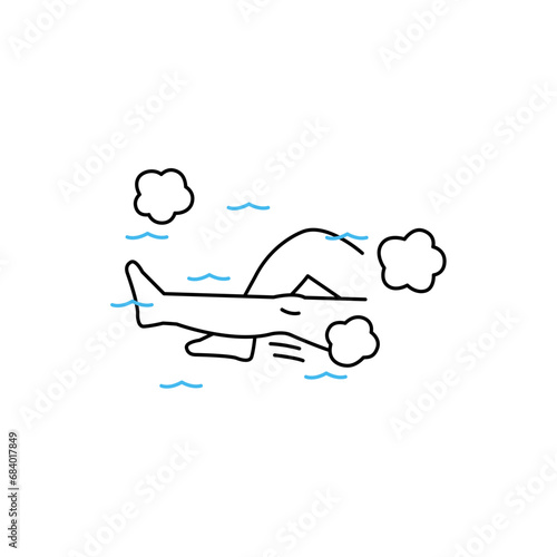 入浴している女性の足