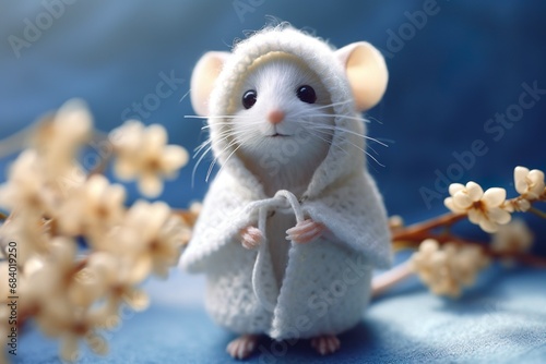 Realistic Mouse Snow Cute Elf