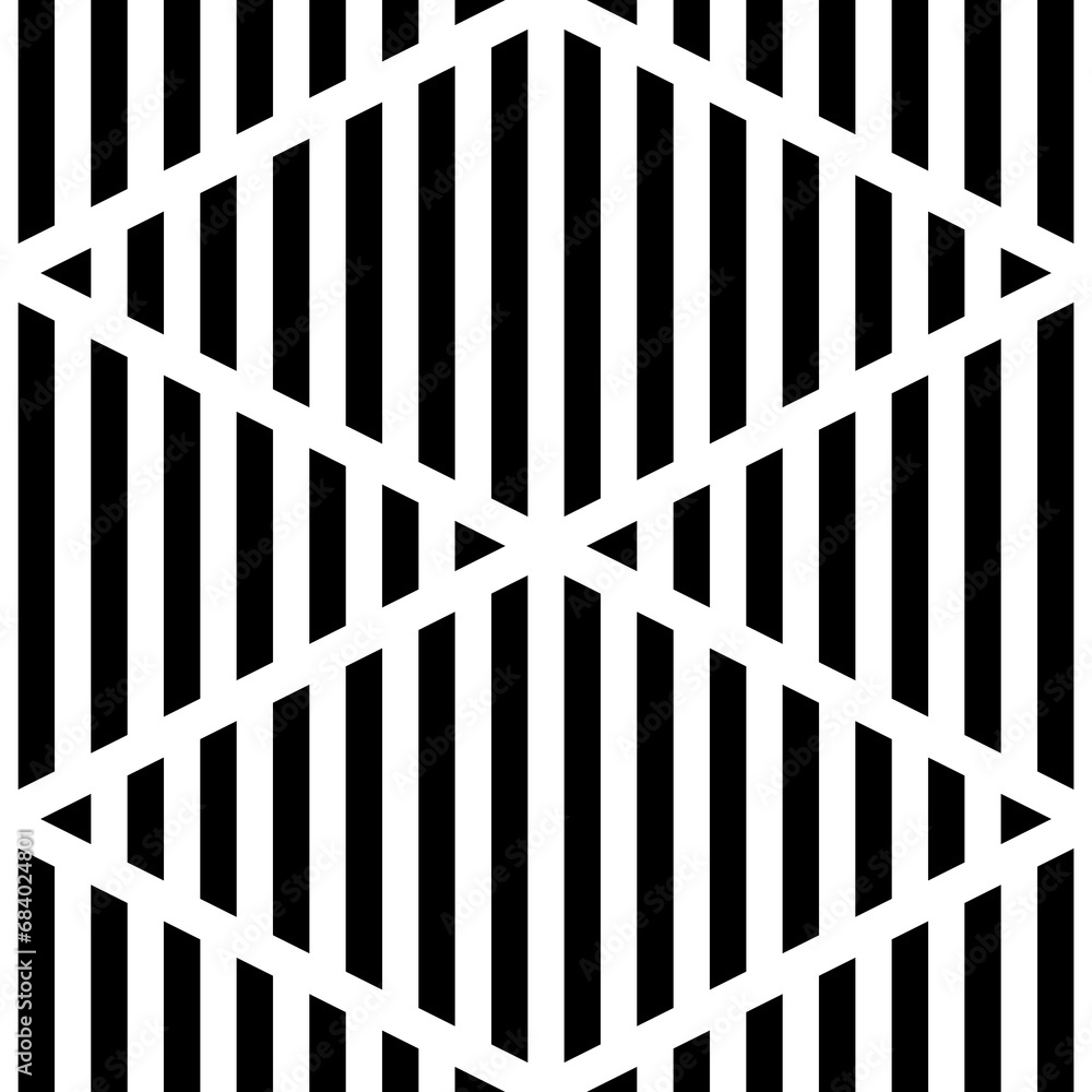 Strokes wallpaper. Seamless surface pattern design with linear ornament. Broken lines motif. White zigzag lines on striped background. Digital paper with dashed stripes for textile print. Vector art. Strokes wallpaper. Seamless surface pattern design with linear ornament. Broken lines motif. White zigzag lines on striped background. Digital paper with dashed stripes for textile print. Vector art.