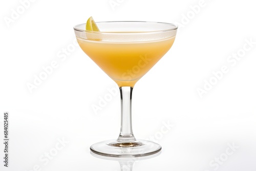 sidecar cocktail isolated on white