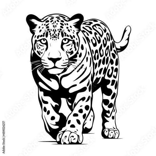 Fototapeta Naklejka Na Ścianę i Meble -  Camouflage Jaguar