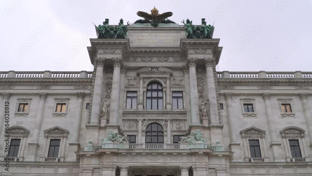 The Hofburg Imperial palace seen from the Burggarten park, Vienna, Austria The Hofburg Imperial palace seen from the Burggarten park, Vienna, Austria