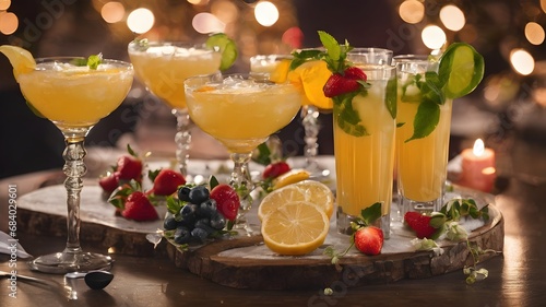 Fresh Drinks Background Very Cool