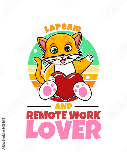 Konstfotografi Laperm And Remote Work Lover