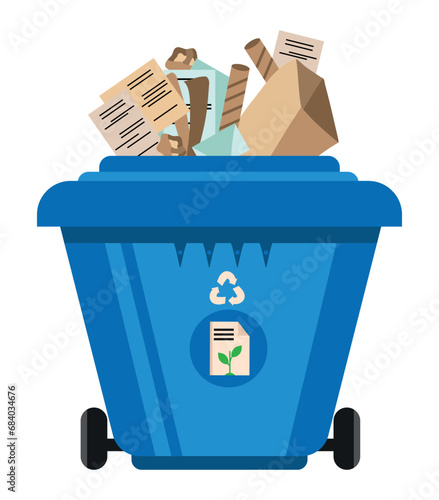 waste management in carton bin