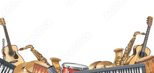 music instrument background.