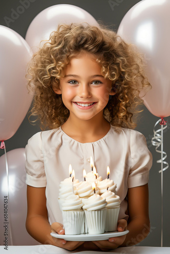 birthday girl, cute little ...