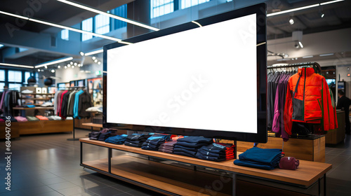 Digital signage for retail, enhancing the shopping experience photo