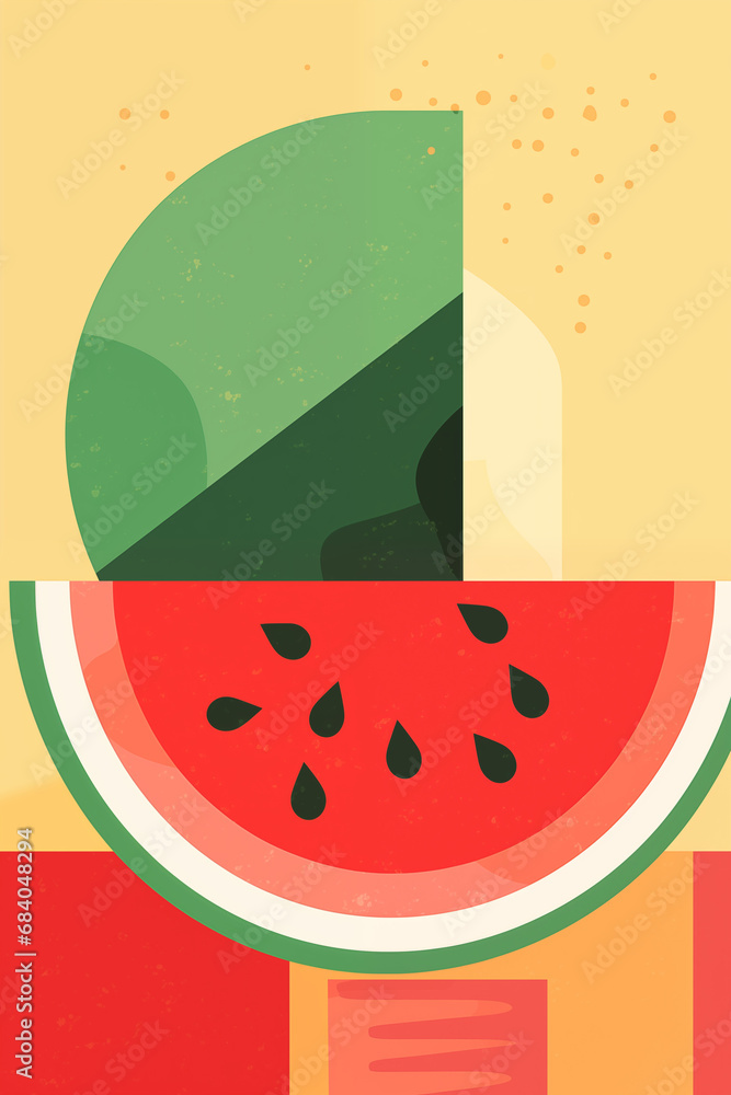 Abstract Colorful Watermelon Art | Generative Ai Abstract Colorful Watermelon Art | Generative Ai