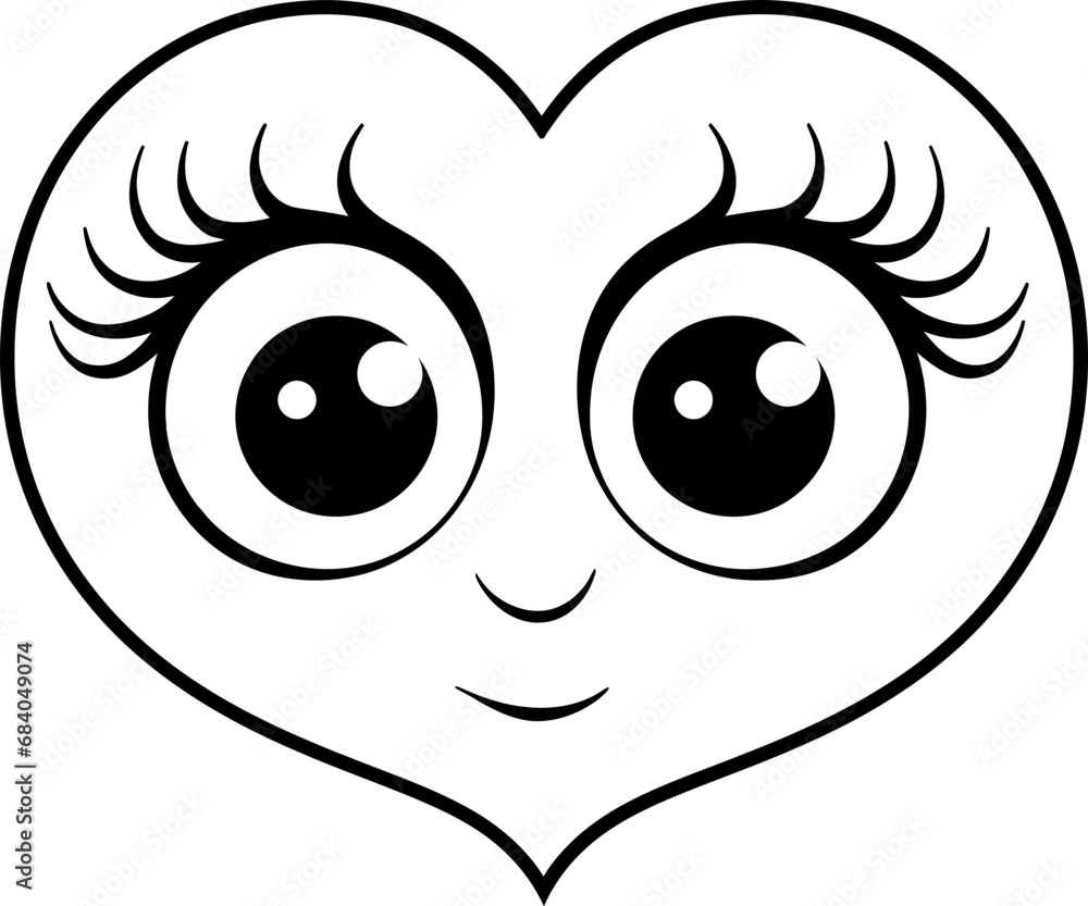 Cute emoji coloring page black and white Cute emoji coloring page black and white