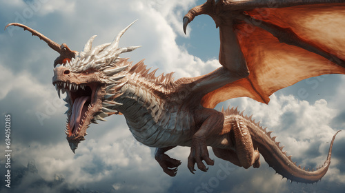 dragon in the sky © Endrya