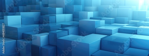 abstract abstract geometric pattern on a blue background