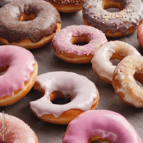 Delicious Donuts Background Very Cool
