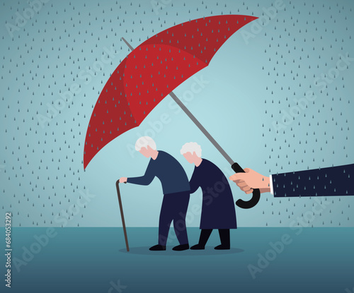 Endowment insurance. The population is aging