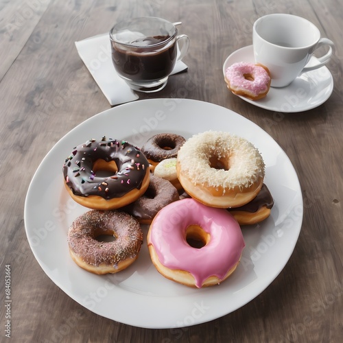 Delicious Donuts Background Very Cool