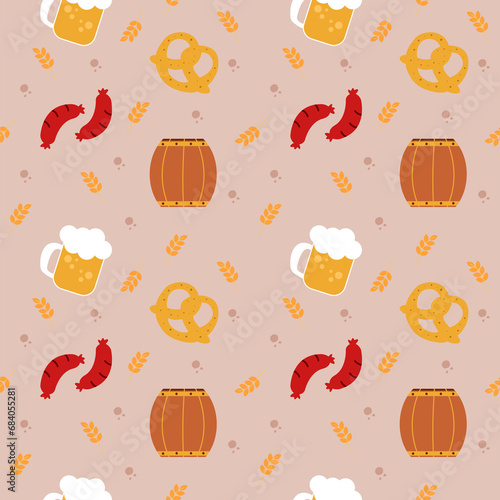 oktoberfest seamless pattern