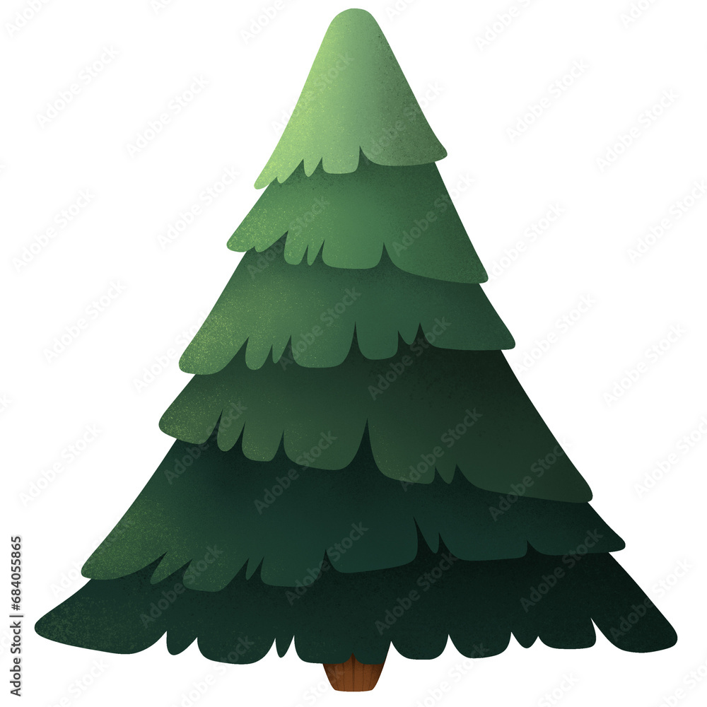 Obraz premium Christmas pine tree