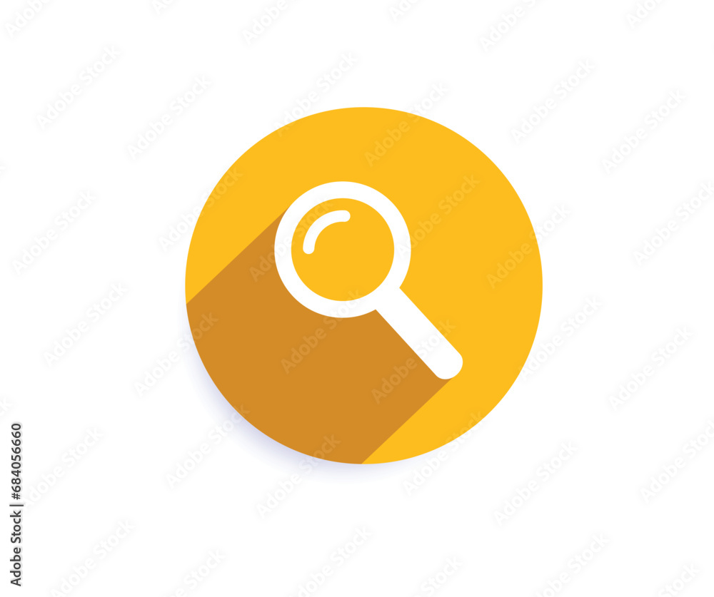 Magnifying glass or search icon. Collection of vector symbol on white background. Vector illustration. Magnifying glass or search icon. Collection of vector symbol on white background. Vector illustration.