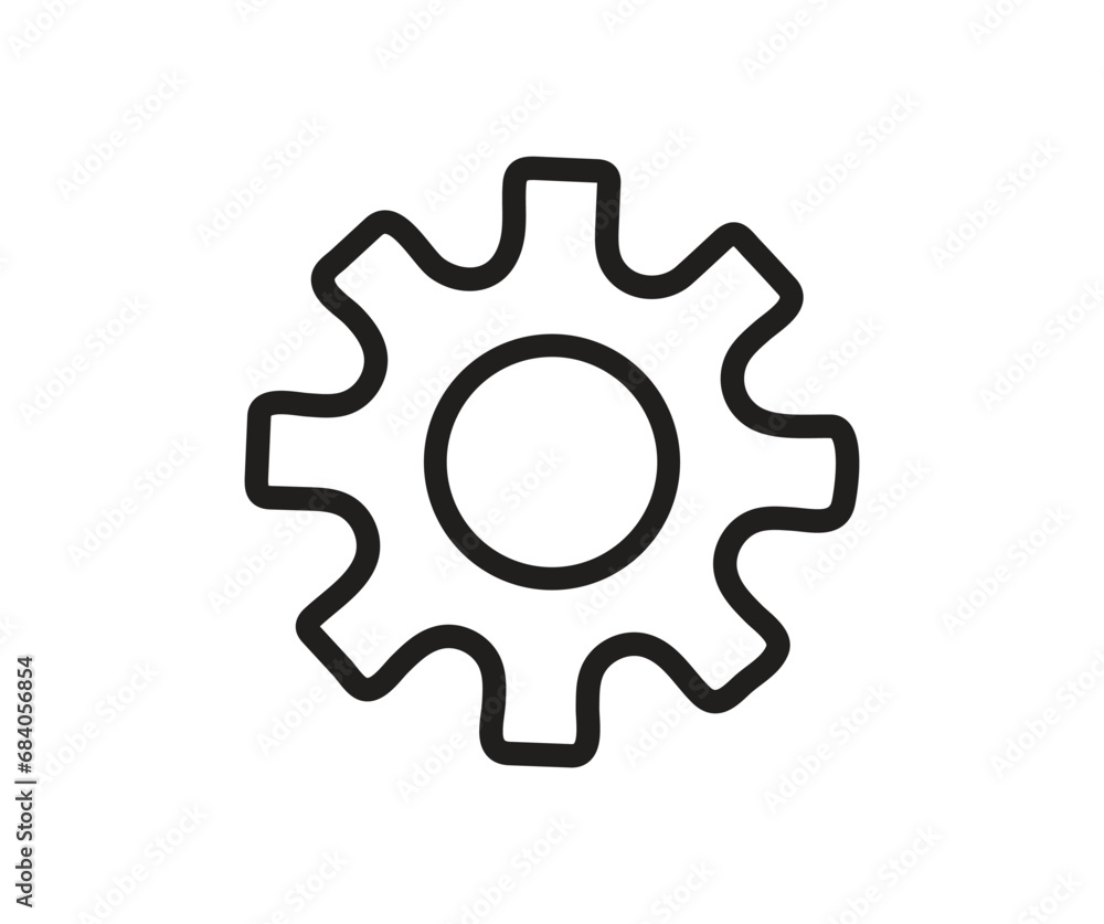 Setting icon. Collection of vector symbol on white background. Vector illustration. Setting icon. Collection of vector symbol on white background. Vector illustration.