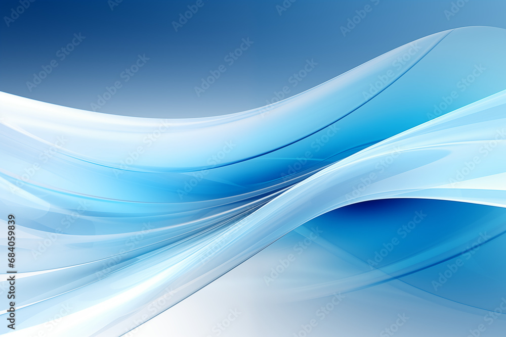 Fototapeta premium abstract blue wave background